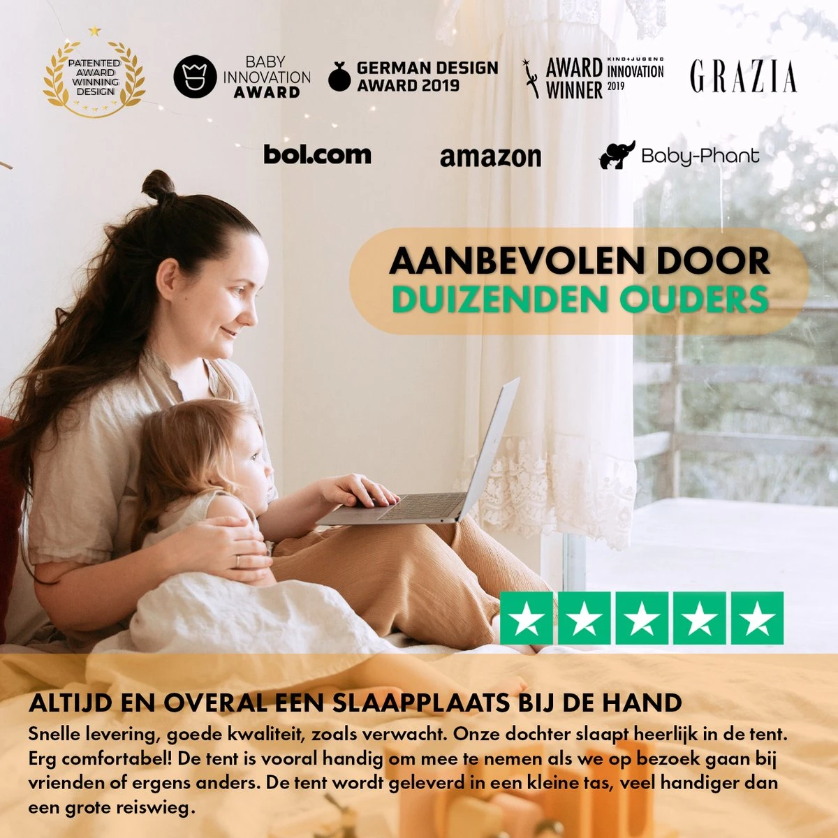 Deryan Peuter Luxe Campingbedje – Inclusief Zelfopblaasbare Matras - Silver 9 Deryan Peuter Luxe Campingbedje – Inclusief Zelfopblaasbare Matras - Silver - Afbeelding 7