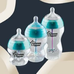 Tommee Tippee Anti-Colic Zuigflessen, Tepelspeen Met Langzame Uitstroomsnelheid En Uniek Anti-koliek Ontluchtingssysteem, 150ml, Verpakking Van 1 Stuk -Happy Horse Winkel 1200x1200 14