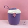 Babyvoeding Dispenser - Baby Melkpoeder Doseer Box - Reisbox - Opbergdoos Voor Voeding - Dispenser Met Schep 440ML - Paars -Happy Horse Winkel 1200x1200 140
