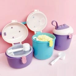 Babyvoeding Dispenser - Baby Melkpoeder Doseer Box - Reisbox - Opbergdoos Voor Voeding - Dispenser Met Schep 440ML - Paars 26 Babyvoeding Dispenser - Baby Melkpoeder Doseer Box - Reisbox - Opbergdoos Voor Voeding - Dispenser Met Schep 440ML - Paars -Happy Horse Winkel 1200x1200 146