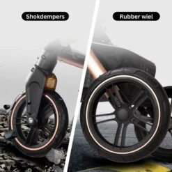 Merkloos BrightWise Luxe Kinderwagen 3 In 1 Van Voldoet Aan Alle Europese Veiligheidscertificaten - Wandelwagen - Kinderwagen 3-in-1 Incl Autostoel - Kinderwagen Maxi Cosi – Buggy 3 In 1 - Newborn - Zwart -Happy Horse Winkel 1200x1200 1469