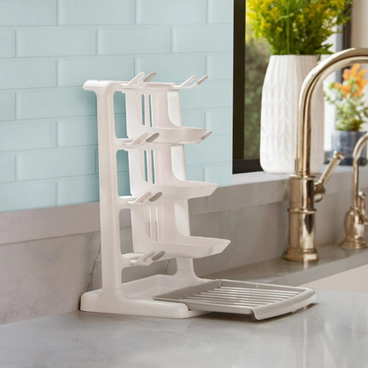 Munchkin Droogrek Voor Babyflessen 4 Munchkin Droogrek Voor Babyflessen - Afbeelding 2