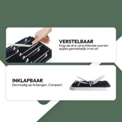 STACK Flessen Droogrek | Zwart - Geschikt Voor Flessen En Doppen - Droogrek Voor Flessen - Baby Flessenrek - Afdruiprek Baby - Drying Rack - Babyfles Droogrek - Afdruiprek Fles Met Lekbak - Afdruiprek - Babyflessen - Flessenrek -Happy Horse Winkel 1200x1200 152