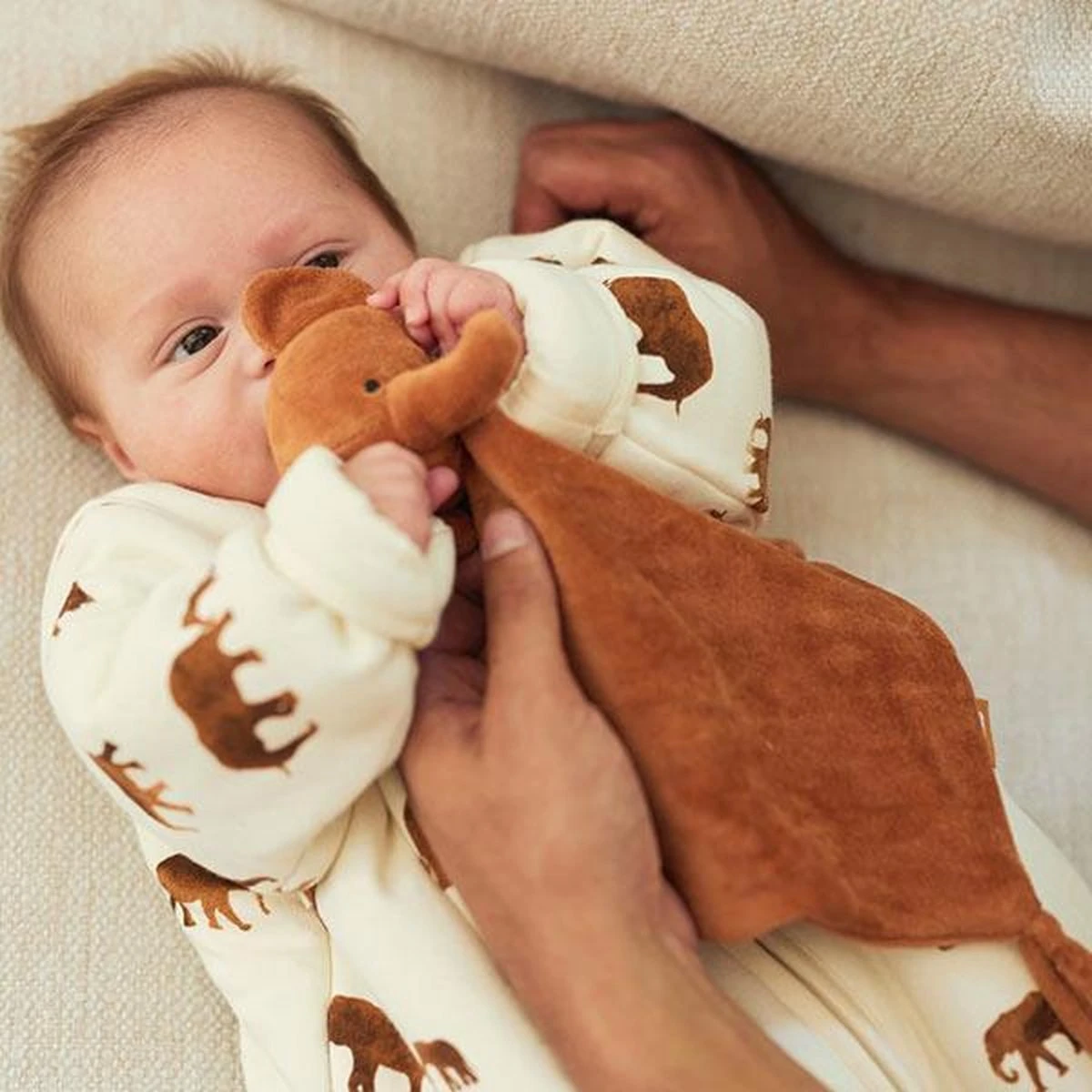 Jollein Knuffeldoekje Elephant - Caramel 12 Jollein Knuffeldoekje Elephant - Caramel - Afbeelding 10