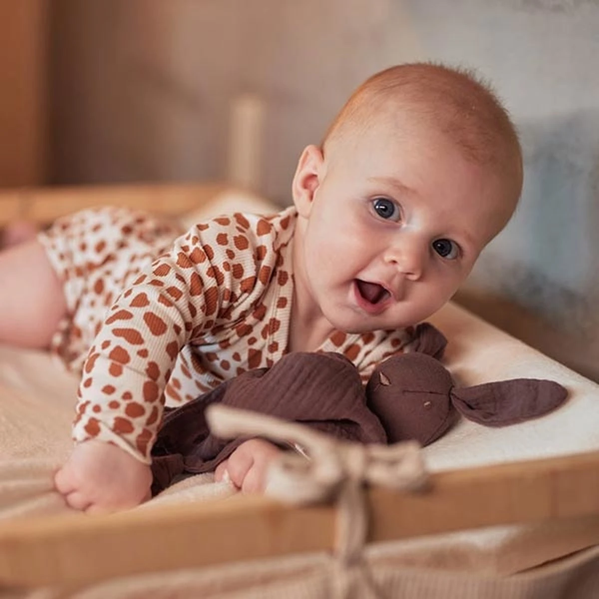 Jollein Speendoekje Bunny Ears - Chestnut 6 Jollein Speendoekje Bunny Ears - Chestnut - Afbeelding 4