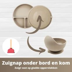 Ik Ben Zo Mooi Onbreekbaar Siliconen Kinderservies Met Zuignap Bordje Voor Baby En Peuter - Set Van 5 Stuks - Doeskin Zand 14 Ik Ben Zo Mooi Onbreekbaar Siliconen Kinderservies Met Zuignap Bordje Voor Baby En Peuter - Set Van 5 Stuks - Doeskin Zand -Happy Horse Winkel 1200x1200 1578