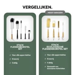 STACK Flessenborstel Set | Speenborstel Set - Flessen Reiniger Set - Melkfles Borstel Set - Drinkfles Reiniger Set - Schoonmaakborstel Set - Flessenreiniger Set - Pijpenborstel - Kras En BPA Vrij - 5 Delige Set Voor Ieder Oppervlak 16 STACK Flessenborstel Set | Speenborstel Set - Flessen Reiniger Set - Melkfles Borstel Set - Drinkfles Reiniger Set - Schoonmaakborstel Set - Flessenreiniger Set - Pijpenborstel - Kras En BPA Vrij - 5 Delige Set Voor Ieder Oppervlak -Happy Horse Winkel 1200x1200 169