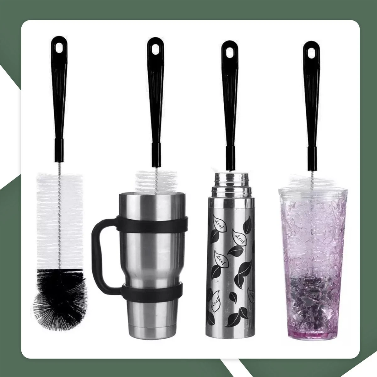 STACK Flessenborstel Set | Speenborstel Set - Flessen Reiniger Set - Melkfles Borstel Set - Drinkfles Reiniger Set - Schoonmaakborstel Set - Flessenreiniger Set - Pijpenborstel - Kras En BPA Vrij - 5 Delige Set Voor Ieder Oppervlak 7 STACK Flessenborstel Set | Speenborstel Set - Flessen Reiniger Set - Melkfles Borstel Set - Drinkfles Reiniger Set - Schoonmaakborstel Set - Flessenreiniger Set - Pijpenborstel - Kras En BPA Vrij - 5 Delige Set Voor Ieder Oppervlak - Afbeelding 5