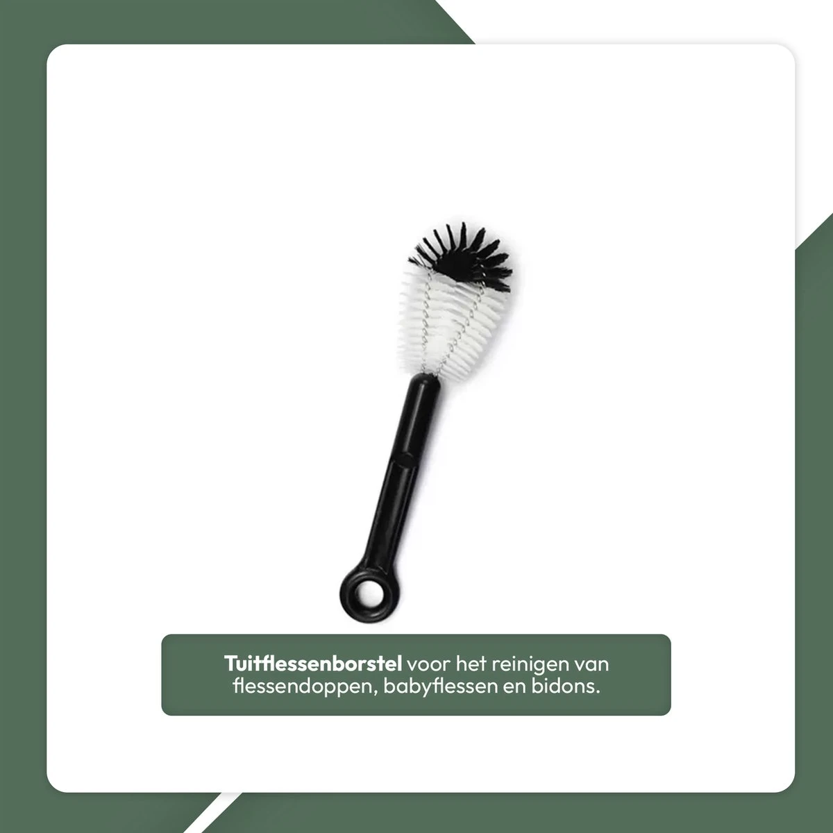 STACK Flessenborstel Set | Speenborstel Set - Flessen Reiniger Set - Melkfles Borstel Set - Drinkfles Reiniger Set - Schoonmaakborstel Set - Flessenreiniger Set - Pijpenborstel - Kras En BPA Vrij - 5 Delige Set Voor Ieder Oppervlak 12 STACK Flessenborstel Set | Speenborstel Set - Flessen Reiniger Set - Melkfles Borstel Set - Drinkfles Reiniger Set - Schoonmaakborstel Set - Flessenreiniger Set - Pijpenborstel - Kras En BPA Vrij - 5 Delige Set Voor Ieder Oppervlak - Afbeelding 10