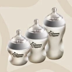 Tommee Tippee Closer To Nature - Zuigflessen - Langzame Uitstroomsnelheid - Anti-colic Ventiel - 260 Ml - Pak Van 1 - Doorzichtig -Happy Horse Winkel 1200x1200 231