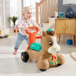 Fisher Price Fisher-Price Pony Loopvriendje - Looptrainer Baby - Bruin - Groen -Happy Horse Winkel 1200x1200 336