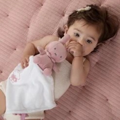 Tiamo Collection Knuffeldoekje Nijntje - Pink Baby Rib -Happy Horse Winkel 1200x1200 400
