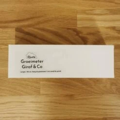 Vitamo Groeimeter Giraf & Co - Dieren - Canvas Stof En Hout - Kinderkamer Decoratie - Babykamer Accessoires - Wanddecoratie - Kraamcadeau -Happy Horse Winkel 1200x1200 499