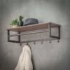Merkloos DePauwWonen - 6 Haken Roede/hoedenplank Kapstok - LxBxH = 80 X 24 X 30cm - Grijs - Hangkapstok, Kapstok Haken, Hangend, Industrieel, Wandkapstok 1 Merkloos DePauwWonen - 6 Haken Roede/hoedenplank Kapstok - LxBxH = 80 X 24 X 30cm - Grijs - Hangkapstok, Kapstok Haken, Hangend, Industrieel, Wandkapstok -Happy Horse Winkel 1200x1200 513