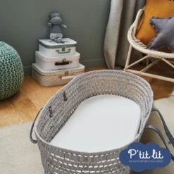 Bamboe Ovaal Matras - 72x32 Cm - Zacht Aanvoelend - Ideaal : Mozesmand, Kinderwagen En Wieg - Omkeerbaar - Afritsbare Hoes - EU-product -Happy Horse Winkel 1200x1200 575