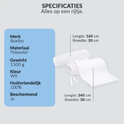 Buxibo - Baby Bed Omrander - Bedbumper - Hoofdbeschermer - Set Van 2 - 340x30cm & 160x30cm -Happy Horse Winkel 1200x1200 636