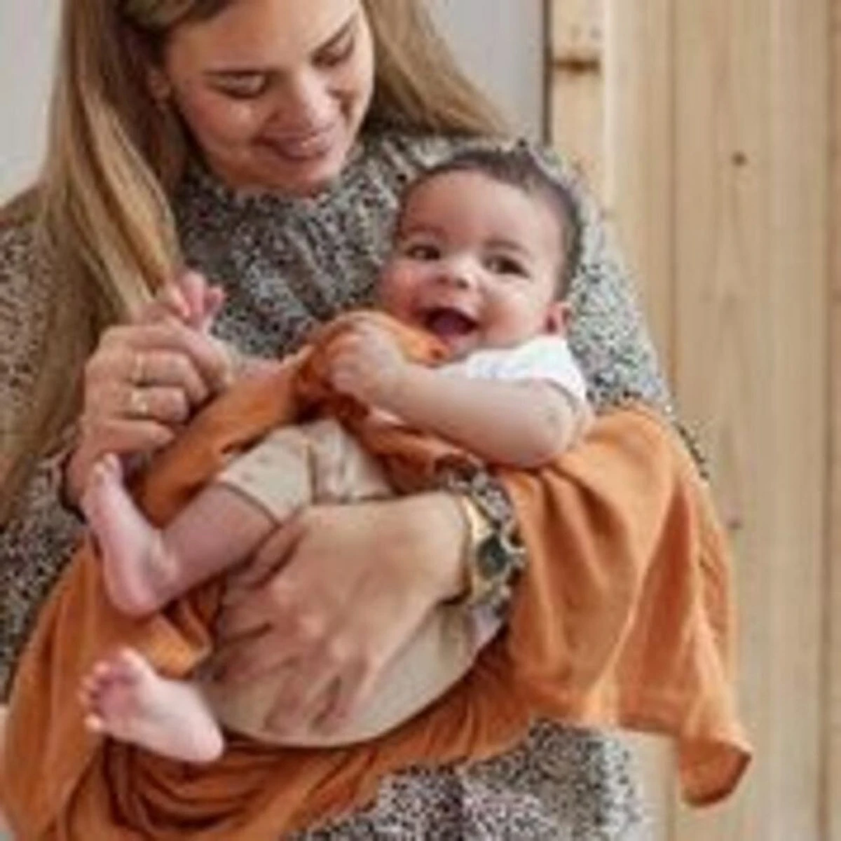 Jollein Baby Deken Wieg 75x100cm Basic Knit - Caramel 11 Jollein Baby Deken Wieg 75x100cm Basic Knit - Caramel - Afbeelding 9