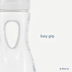 Difrax Handgreep Babyfles 240 Ml Natural - Anti-Colic - Stone|Grijs -Happy Horse Winkel 1200x1200 7