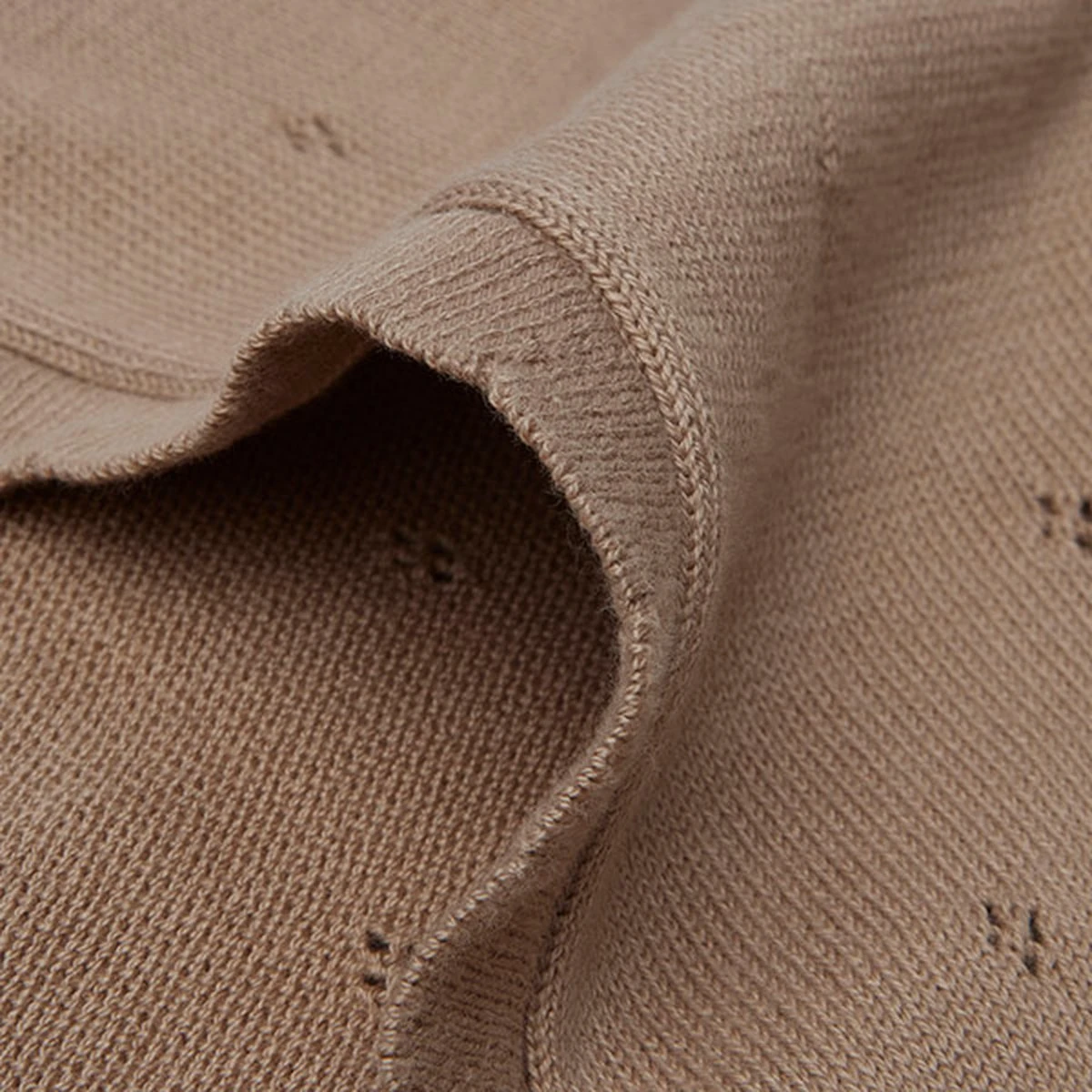 Jollein Baby Deken Wieg 75x100cm Pointelle - Biscuit 18 Jollein Baby Deken Wieg 75x100cm Pointelle - Biscuit - Afbeelding 16