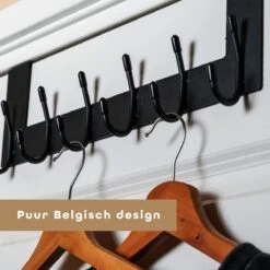 Kapstok – Deurkapstok – Deurhanger – Kapstok Hangend – 12 Haaks – Modern – RVS - Deuren Tot 4 Cm Dik - Baulk® -Happy Horse Winkel 1200x1200 819
