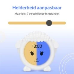 Slaaptrainer - Kinderwekker - Slaapwekker - Oplaadbaar - Nachtlampje Kinderen - Slaaptrainer Schaap Kinderen - Met Dimfunctie - Daily Logix -Happy Horse Winkel 1200x1200 838