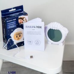 Slaaptrainer - Kinderwekker - Slaapwekker - Oplaadbaar - Nachtlampje Kinderen - Slaaptrainer Schaap Kinderen - Met Dimfunctie - Daily Logix -Happy Horse Winkel 1200x1200 842