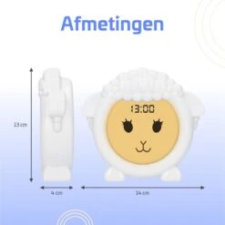 Slaaptrainer - Kinderwekker - Slaapwekker - Oplaadbaar - Nachtlampje Kinderen - Slaaptrainer Schaap Kinderen - Met Dimfunctie - Daily Logix -Happy Horse Winkel 1200x1200 844