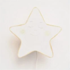 Arnhout Vrolijk Sfeerlampje Ster Wit/goud Voor Baby En Kinderkamer