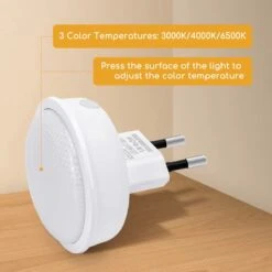 Aigostar 10BA4 - 2 Stuks LED Nachtlampje Stopcontact - Dimbare Nachtlampjes Met Sensor - Nacht Lamp - Kinderen & Baby - Wit -Happy Horse Winkel 1200x1200 869