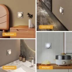 Aigostar 10BA4 - 2 Stuks LED Nachtlampje Stopcontact - Dimbare Nachtlampjes Met Sensor - Nacht Lamp - Kinderen & Baby - Wit -Happy Horse Winkel 1200x1200 871