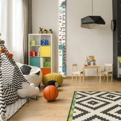 Canvas Groeimeter - Draakje - Kinderkamer - Babykamer Accessoires - Wanddecoratie - Kraamcadeau - Little Hippo - Kinderkamer Decoratie - Meetlat Kinderen -Happy Horse Winkel 1200x1200 876