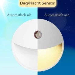 Merkloos LED Nachtlampje Plugin/stopcontact – 2 Stuks Nachtlampje Met Dag/nacht Sensor – Werkt Op Stroom – Warmlicht – Voor In De Baby/kinder Kamer -Happy Horse Winkel 1200x1200 894
