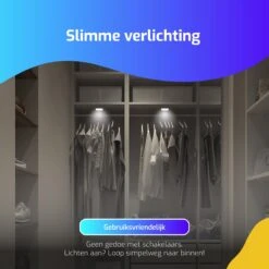 LED Nachtlampje Met Bewegingssensor - 4-PACK - Voor Volwassenen En Kinderen - Lamp Op Batterijen - Kastverlichting - Trapverlichting - Wandlamp Binnen - Kastlamp -Happy Horse Winkel 1200x1200 901