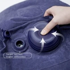 TDR-Opblaasbaar Voetkussen - 3 Hoogtestanden - Vliegtuigbedje - Blauw -Happy Horse Winkel 1200x1200 909