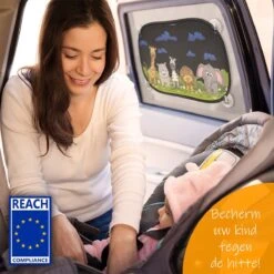 Zonnescherm Auto Baby - UV Protectie - Zonwering Auto Zijruit - Zonwering Raam - Zonnescherm Auto Zuiruit - Zonnescherm Auto Kind - Auto Zonnescherm Baby -Happy Horse Winkel 1200x1200 958