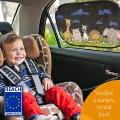 Zonnescherm Auto Baby - UV Protectie - Zonwering Auto Zijruit - Zonwering Raam - Zonnescherm Auto Zuiruit - Zonnescherm Auto Kind - Auto Zonnescherm Baby -Happy Horse Winkel 1200x1200 959
