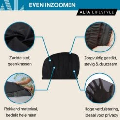 ALFA LIFESTYLE® Luxe Zonneschermen Auto - SHADE PRO V1 - UV Protectie Bescherming - 2 Stuks -Happy Horse Winkel 1200x1200 963