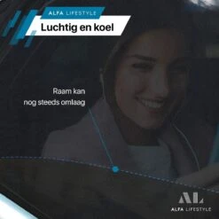 ALFA LIFESTYLE® Luxe Zonneschermen Auto - SHADE PRO V1 - UV Protectie Bescherming - 2 Stuks -Happy Horse Winkel 1200x1200 966