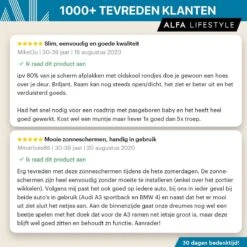 ALFA LIFESTYLE® Luxe Zonneschermen Auto - SHADE PRO V1 - UV Protectie Bescherming - 2 Stuks -Happy Horse Winkel 1200x1200 968