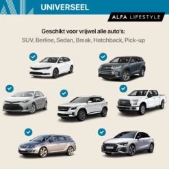 ALFA LIFESTYLE® Luxe Zonneschermen Auto - SHADE PRO V1 - UV Protectie Bescherming - 2 Stuks -Happy Horse Winkel 1200x1200 969