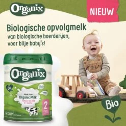 Organix 2 (6+ Maanden) Biologische Opvolgmelk - 3x 700g - Met Melkvet - Zonder Palmolie - Bevat Vitamines C & D - Biologische Flesvoeding - Recyclebare Verpakking 11 Organix 2 (6+ Maanden) Biologische Opvolgmelk - 3x 700g - Met Melkvet - Zonder Palmolie - Bevat Vitamines C & D - Biologische Flesvoeding - Recyclebare Verpakking -Happy Horse Winkel 1200x1200 97