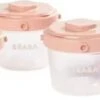 BEABA Set Van 6 Eerste Leeftijd Clip 60ml / 120ml (assorti Roze) -Happy Horse Winkel 1200x334
