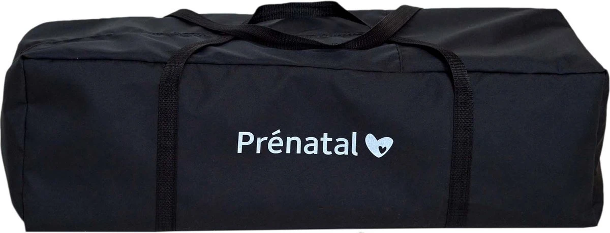 Prénatal Luxe Campingbedje Met Bodemmatras - Inclusief Draagtas - Inklapbaar Baby Campingbed - Met Wieltjes En Kruipluik - 120 X 60 Cm - Zwart 7 Prénatal Luxe Campingbedje Met Bodemmatras - Inclusief Draagtas - Inklapbaar Baby Campingbed - Met Wieltjes En Kruipluik - 120 X 60 Cm - Zwart - Afbeelding 5