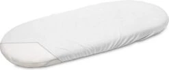 Sensillo Baby Kinderwagen Matras Hoeslaken - 35 X 70 Cm - Badstof - Wit - Matrashoes Kinderwagen