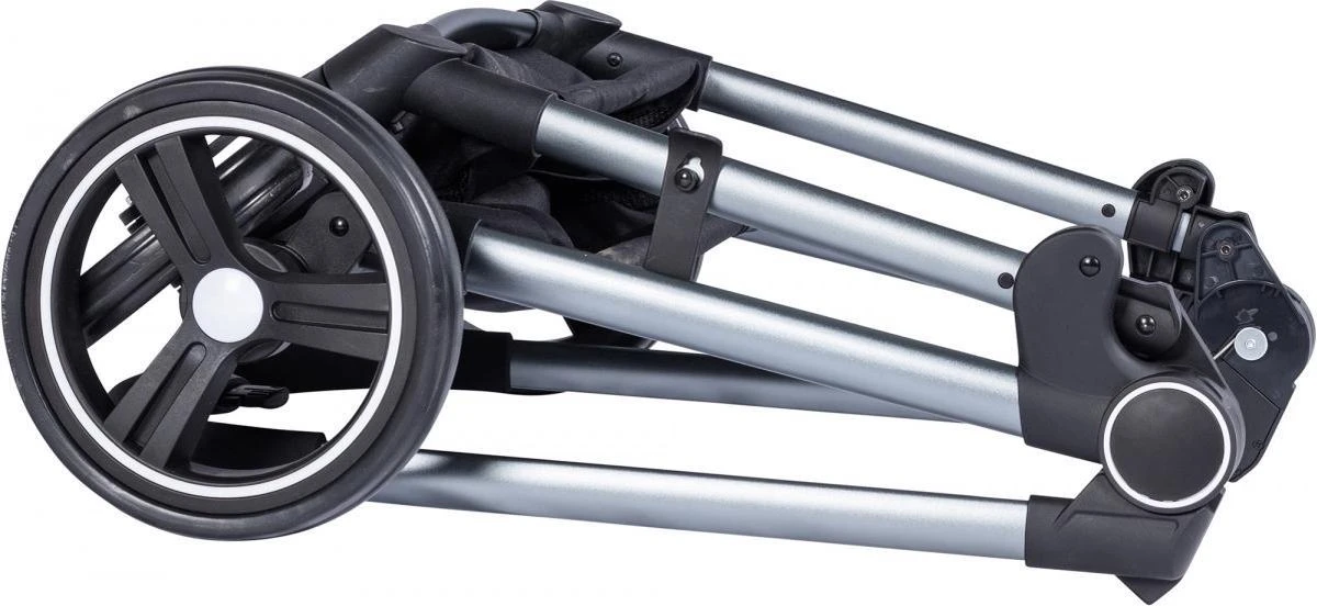 Puck Stroller 3 In 1 Max Zwart Met Frame Antra Incl Autostoel/Adapter/Mamabag 6 Puck Stroller 3 In 1 Max Zwart Met Frame Antra Incl Autostoel/Adapter/Mamabag - Afbeelding 4