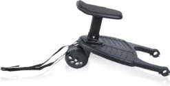 Merkloos Happyment® Universeel Meerijdplankje - Met Zitting - Voor Kinderwagen - Buggyboard - Zwart -Happy Horse Winkel 1200x613 1