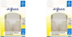 Difrax Flessenspeen Natural - Medium - 4 Stuks -Happy Horse Winkel 1200x625