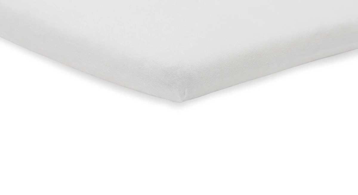 Jollein Baby Hoeslaken Wieg Jersey 40/50x80/90cm - Wit - 2 Stuks 5 Jollein Baby Hoeslaken Wieg Jersey 40/50x80/90cm - Wit - 2 Stuks - Afbeelding 3