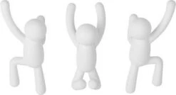 Umbra Kapstok Wandhaak - Buddy Set Van 3 - Wit -Happy Horse Winkel 1200x653