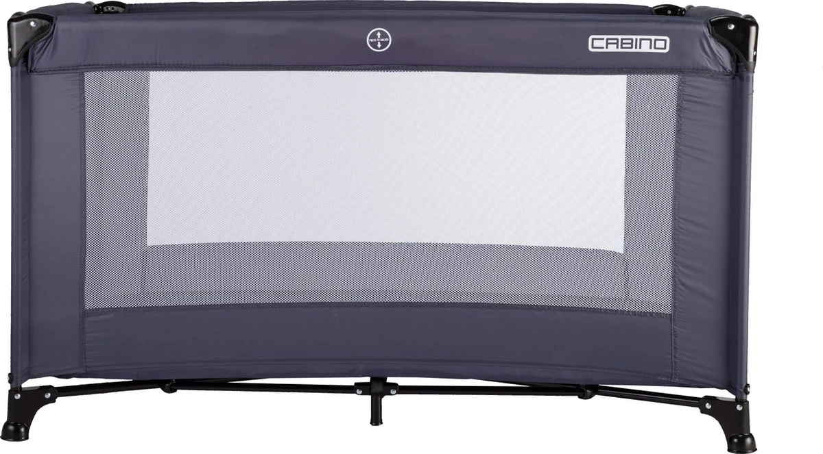 Cabino Campingbedje / Reisbed Set Inclusief Comfortabel Matras 60x120cm Grijs 7 Cabino Campingbedje / Reisbed Set Inclusief Comfortabel Matras 60x120cm Grijs - Afbeelding 5